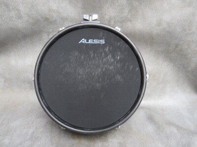 AN ALESIS 10'' DUAL ZONE MESH ELECTRONIC DRUM PAD