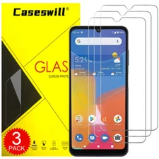 For Consumer Cellular ZMax 10 Caseswill HD-Clear Tempered Glass Screen Protector