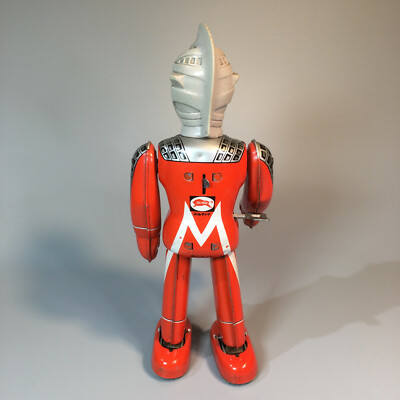 Ultra 7 Ultraman Bullmark Tin Litho Windup Figure Vintage