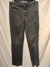 Machine Jeans Pants Women's Size 30 x 32 Gray Skinny High Rise Stretch 5 Pocket