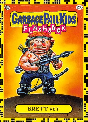 GARBAGE PAIL KIDS 2011 FLASHBACK SERIES 2 PICK-A-CARD YELLOW BASE STICKERS TOPPS - Picture 104 of 321