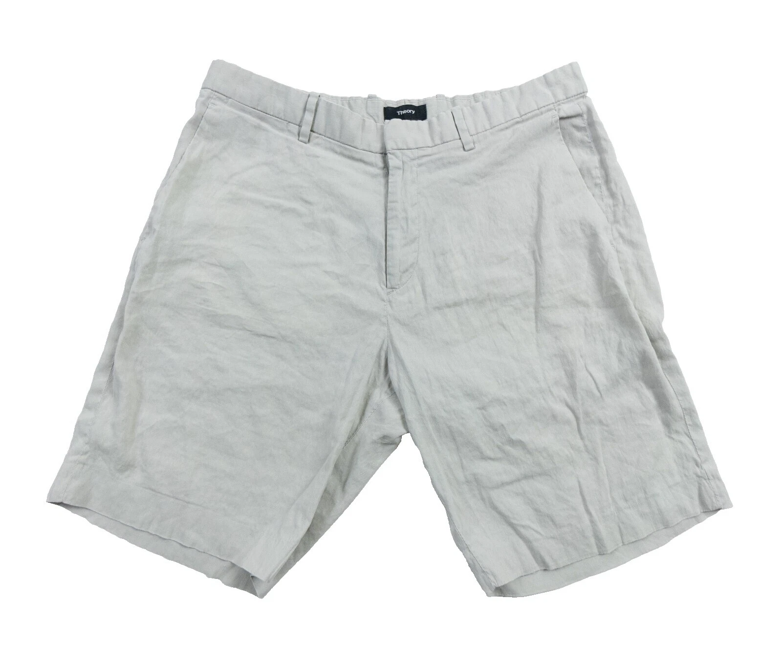 Pantalones cortos de lino Theory para hombre