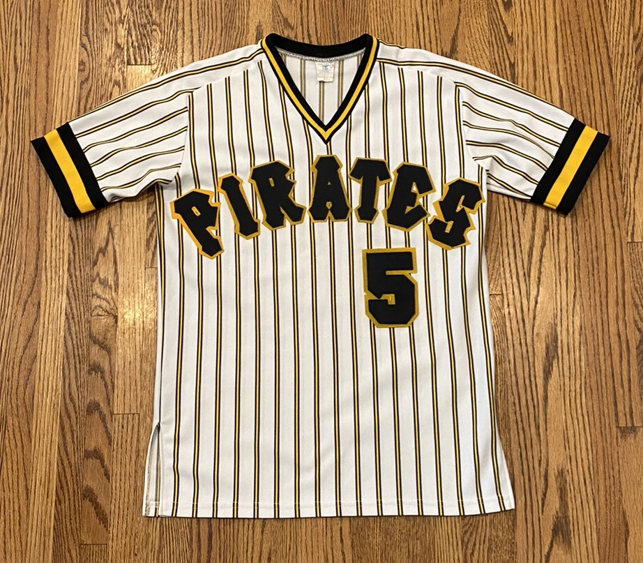 Pittsburgh Pirates Bill Madlock #5 Vintage 80s Ravens Knit MLB Baseball  Jersey M