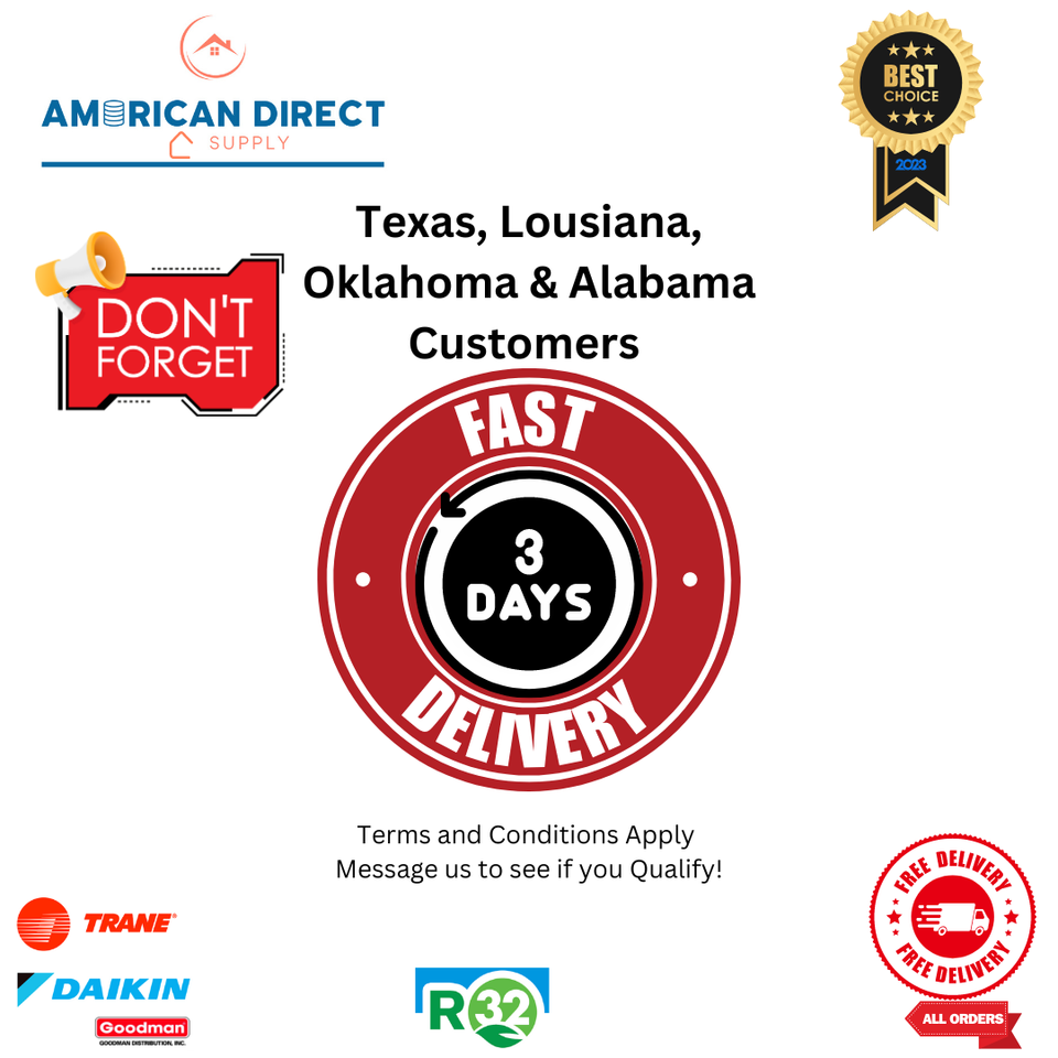 Trane Precedent 7.5 Ton Ac Package Unit 230V / 3Ph RTU/Horizontal 14.8 ...