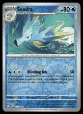 Seadra Reverse Holo NM 117/165 Scarlet & Violet 151 Pokemon Card