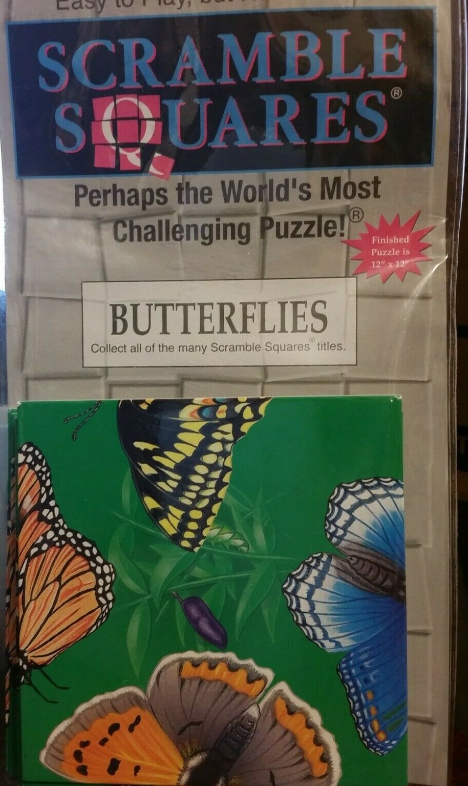 Scramble Squares Puzzle Butterflies Kids Adults Hospital Camp