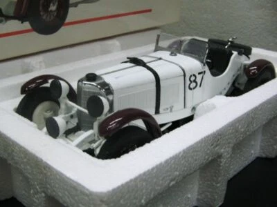 WOW EXTRÊMEMENT RARE Mercedes W06 SSKL 87 Winner Mille Miglia 1931 1:24 Minic... - Photo 1/2