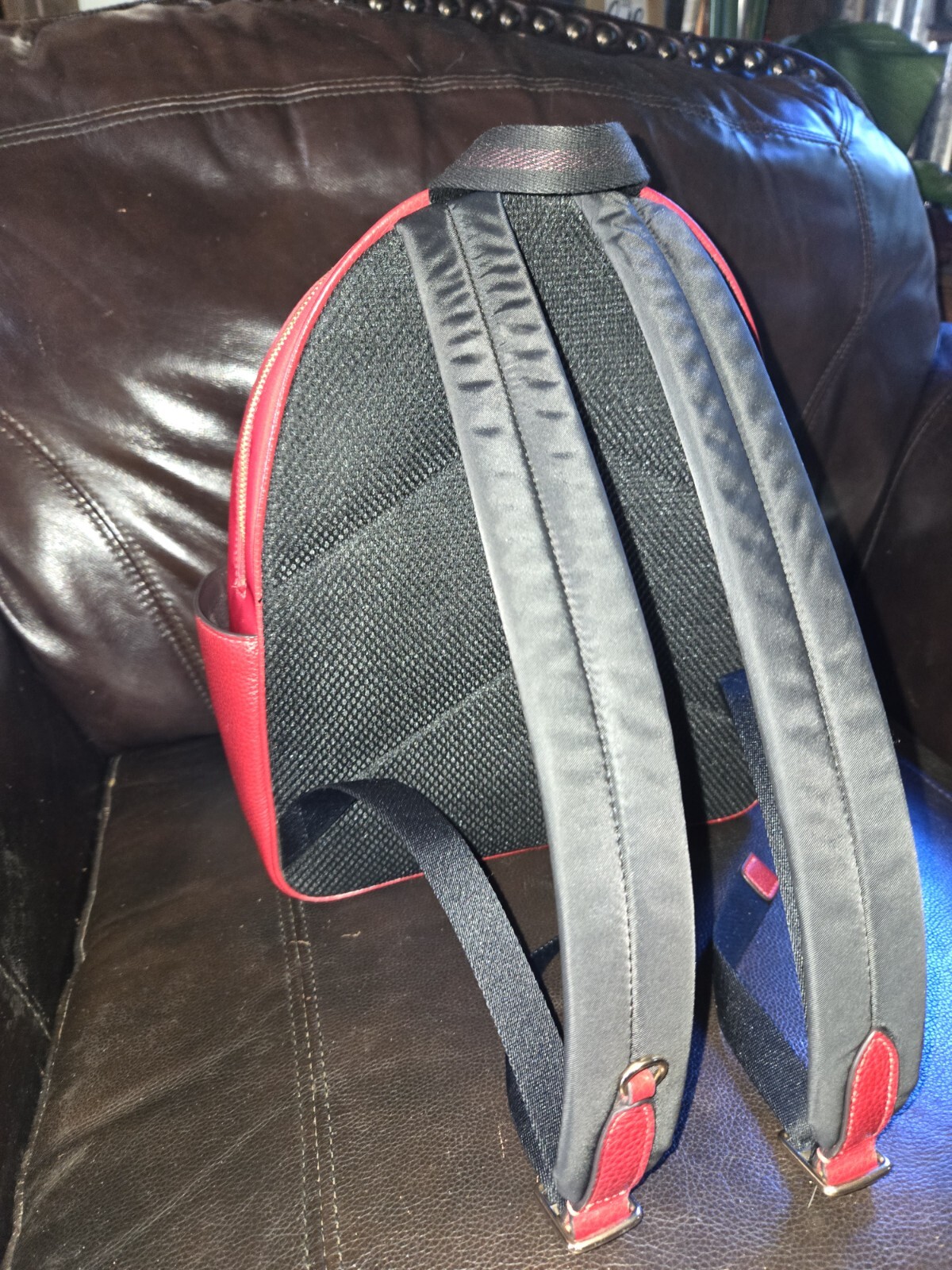 coach backpack leather - image 12