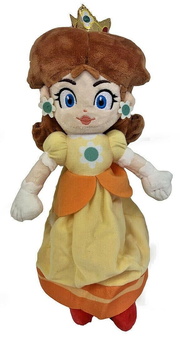 Super Mario Nintendo Princess Daisy 12 Inch Stuffed Plush Toy Figure NWT