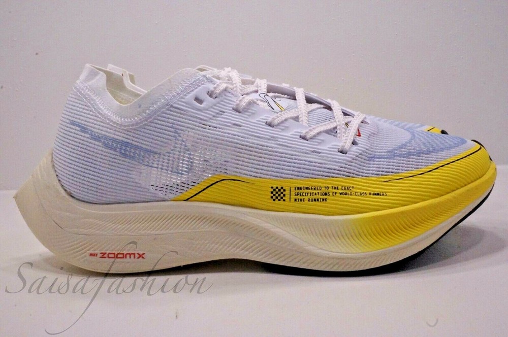 Nike ZoomX Vaporfly Next% 2 White Psychic Blue Women's Running Shoes Size 9