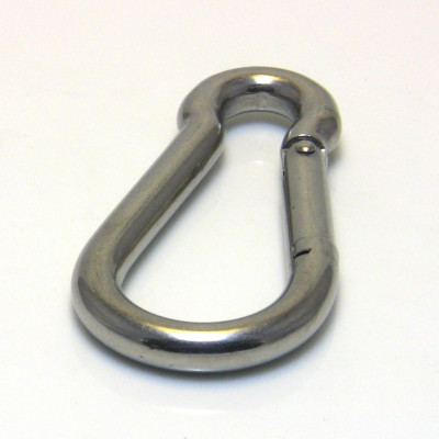 Lot De 4 Mousquetons Acier - 5 X 50 Mm - Résistance 100 Kg - Pour équipement, Feuerwehr
