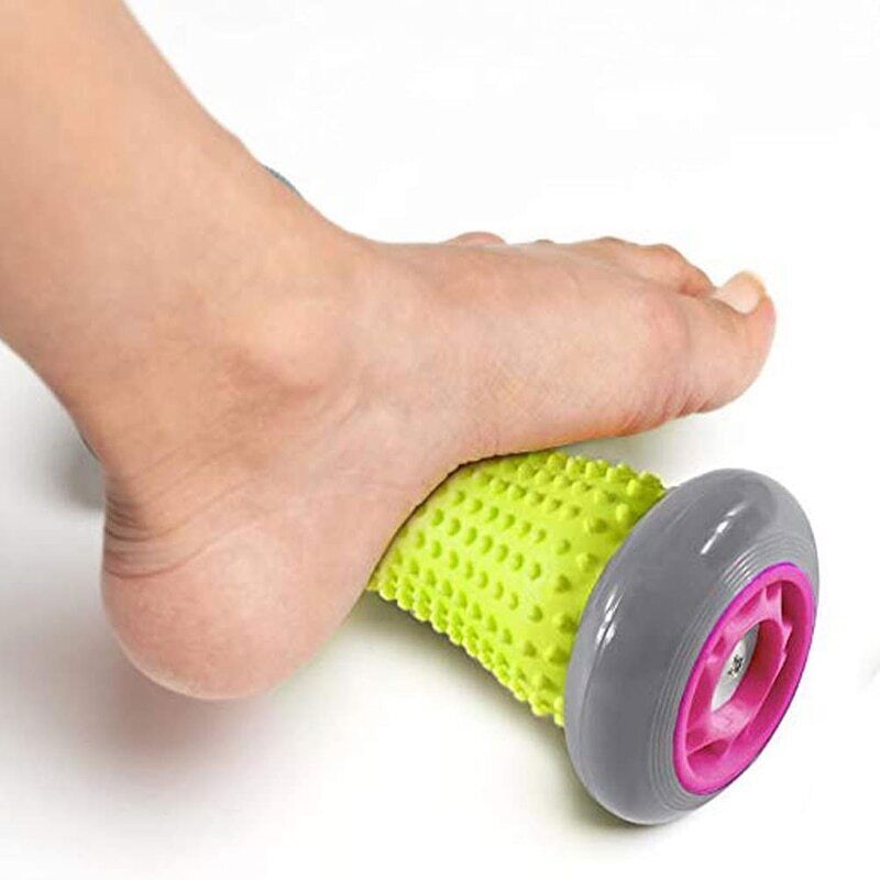 H&S Foot Massage Ball Roller - Muscle Roller Stick For Fascia And Feet - Silicone Exercise Roller Massager With Nubs For Stress Relief And Relaxation - Grey - View #4