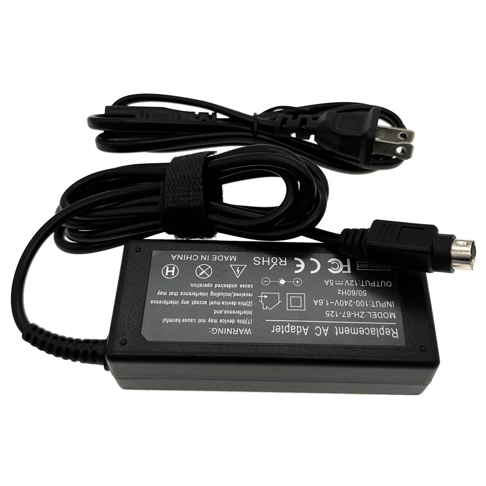12V 60W AC Adapter Power Charger Supply Cord For SAMSUNG SHR-1040 Real Time DVR - Image 2 of 4