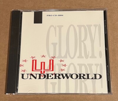 Underworld - Glory! Glory! ULTRA RARE promo CD single w/ edit & live version '88