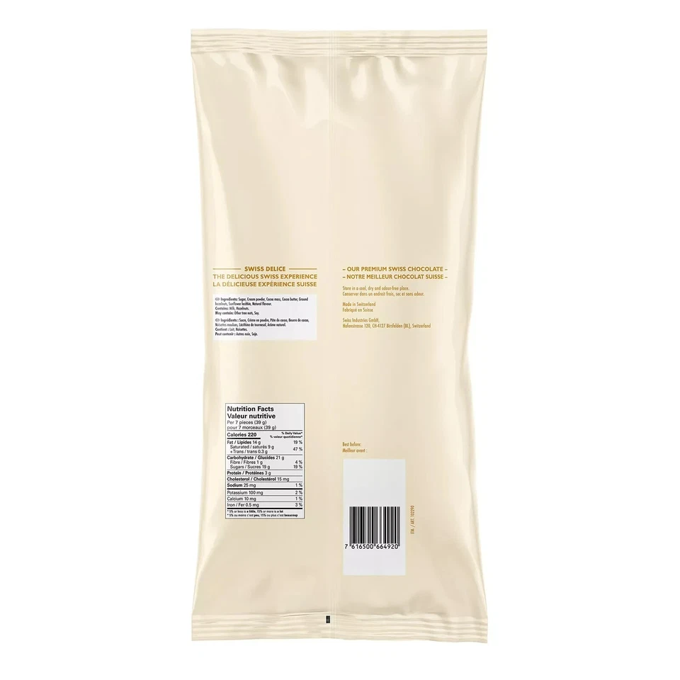 Chocolates con leche Swiss Delice 1,5 Kg, 1,5 Kilogramo, pequeños envueltos individualmente Foto 2 de 4