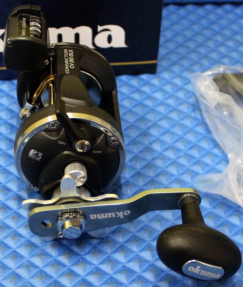 Okuma Convector Line Counter Levelwind Trolling Reel - Right