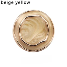 6pc Round Buttons Floral Shank Material for Overcoat Jacket Decoration DIY Craft