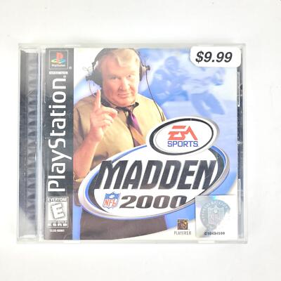 Madden NFL 2000 (Sony PlayStation 1, 1999) PS1 Black Label Complete | eBay