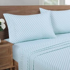 South Point Home Fashions 4 Piece Bed Sheet Set Twin/Twin XL Houghton Mint