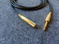 Jack Extension Câble Homme / Féminin Mono Fiche Plaquée Or 6 Mètre