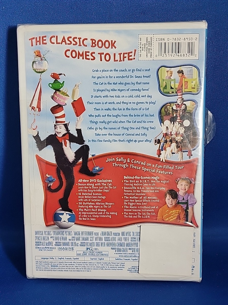 Seuss' The Cat In the Hat DVD Bloopers Deteted Scenes