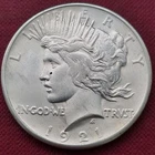 1921 Peace Dollar Silver $1 High Grade GEM BU UNC RARE Lamination ERROR #33920