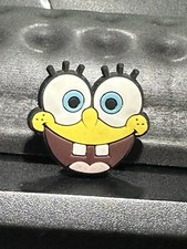 Spongebob face ony croc charm
