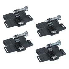 USA GEAR Large Adhesive Mount Bundle 4 Pcs Compatible with GoPro Hero, and more