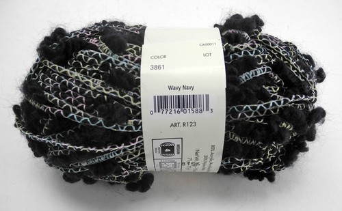 Moda Dea Lazy Daisy Yarn - 1 Skein - Color Wavy Navy #3861 - Picture 4 of 4