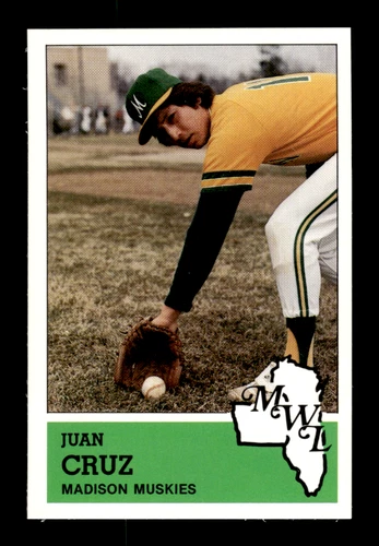 1983 Fritsch Madison Muskies # 21 Juan Cruz Card (ML2)