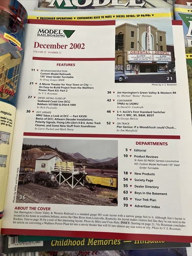 Model Railroading Magazine 2002 COMPLETE YEAR (12 Issues) - Picture 7 of 9
