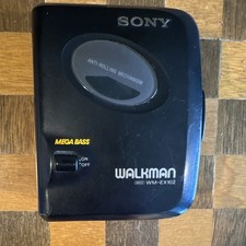 Sony Walkman WM-EX102 Portable Cassette Player Black Mega Bass Anti-Rolling