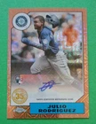 2022 Topps Update Series - 1987 Topps Chrome Autographs Update Julio Rodriguez