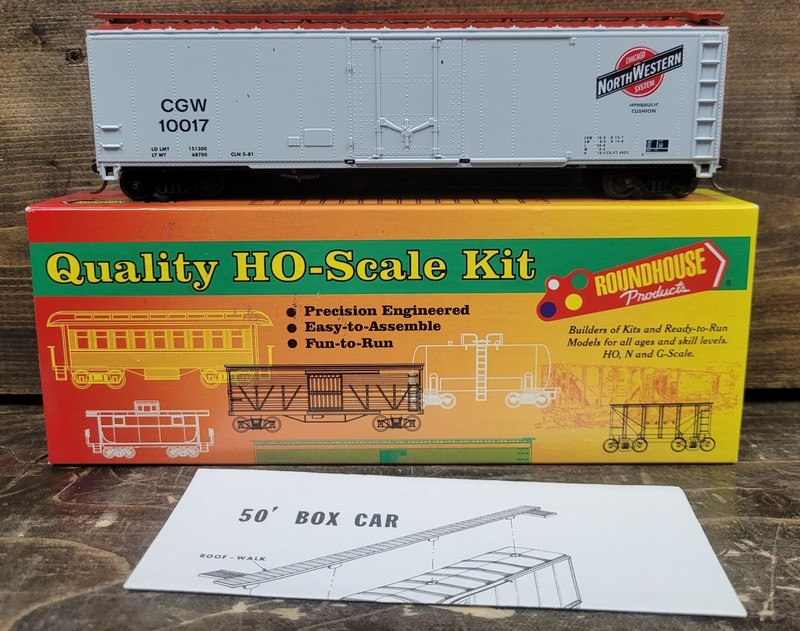 Roundhouse Products HO Guage Chicago Great Western (07967) Box Car