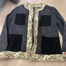 USED TRICOT COMME DES GARCONS COLLARLESS JACKET ACCEPTABLE