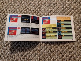 Metal Storm Instruction Manual Booklet Nintendo NES Authentic Official Irem