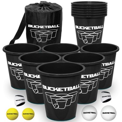 BucketBall | Team Color Edition | Combo Pack (Black/Black): Original Yard Pon...