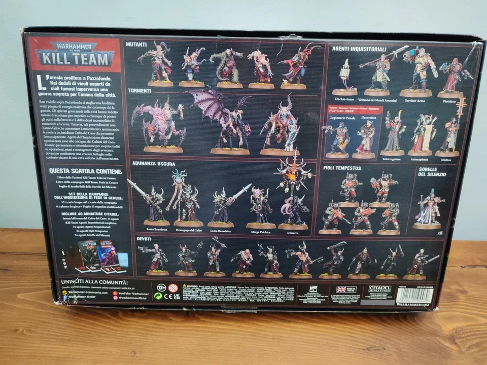 Warhammer 40.000 Kill Team Fede In Cenere Gioco Completo Ita - Immagine 2 di 2