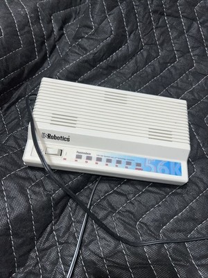 vintage US Robotics Sportster 56K External Fax Modem w/AC Adapter Sportster 0459