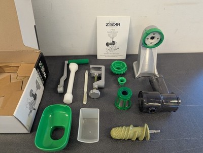 Tribest Z Star Portable Manual Juicer for Wheatgrass Fruits & Vegetables - Used 