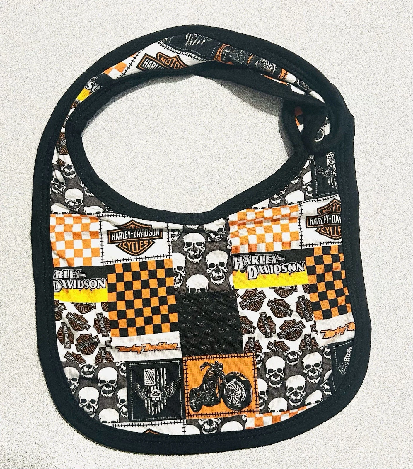 Bamboo Harley Davidson Baby Bib