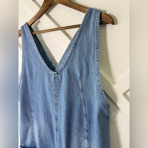 Free People We The Free tuta high roller harem denim salopette taglia large - Foto 4 di 15