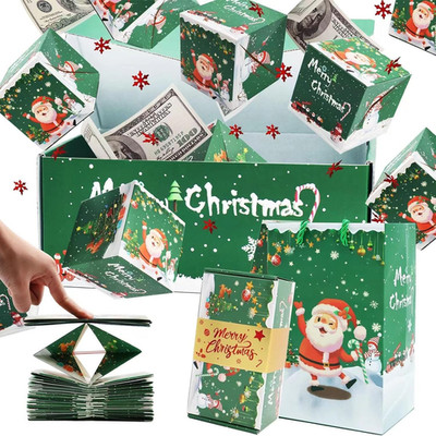 Surprise Gift Box Explosion for Money,Christmas Bouncing Box,Folding Bouncing Gi
