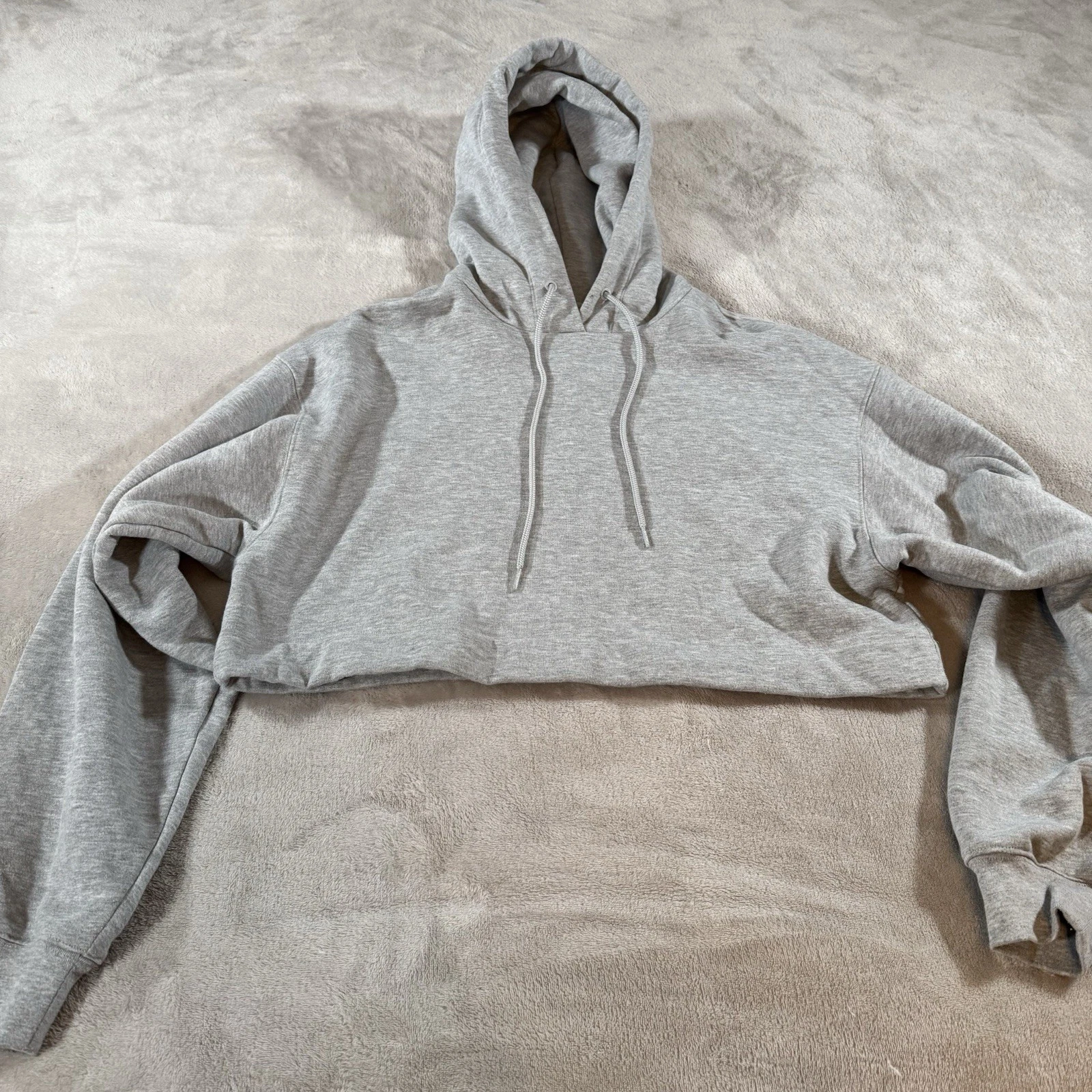 alo-yoga muse cropped oversize hoodie