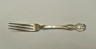 Sterling Silver  Victorian Strawberry  Fork signed R W & S