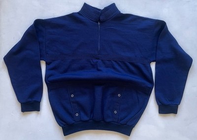 Vintage 70er 80er Unisex Sweatshirt Druckknöpfe Detail