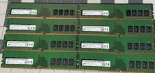 (Lot of 8) Micron 8GB 1Rx8 PC4-3200AA-UA2-11. Tested And Working!