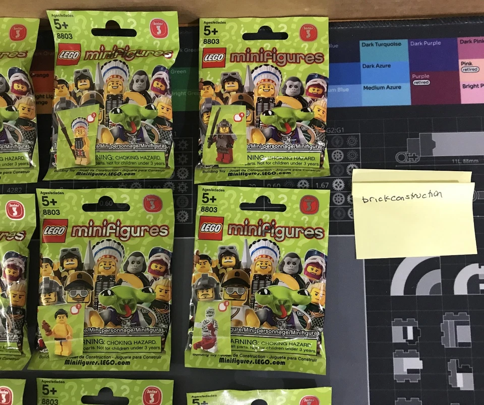 LEGO 8803 Series 3 Collectible Minifigures Complete Set of 16 - NEW & SEALED - Image 4 of 4