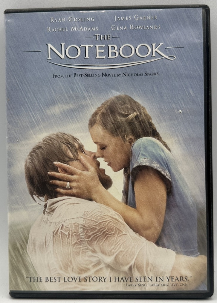 The Notebook DVD Widescreen Ryan Gosling Rachel McAdams Free Shipping 2004