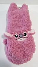 DISNEY PRIMARK STITCH ANGEL SLIPPER LONG BOOT SOCKS GRIPPERS FUZZY COSY 6 8 XMAS